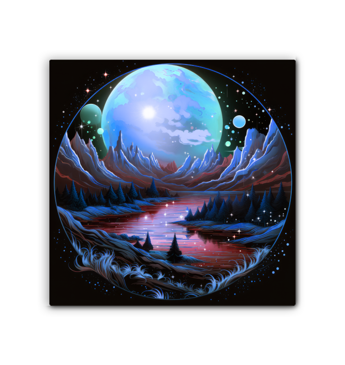 Majestic Maples Autumn Landscape Canvas