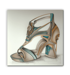 Designs from Beyond - Futuristic Shoe Canvas - Beyond T-shirts