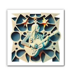 Lyrical Luminescence Wrapped Canvas