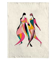 Chic Couture Abstract Sherpa Blanket - Beyond T-shirts