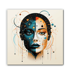 Abstract Beauty in Diversity: Women's Canvas - Beyond T-shirts