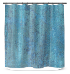 Brushed Silver Shower Curtain