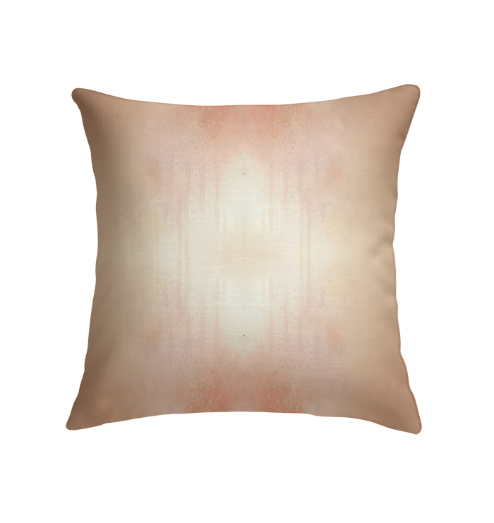 Elegant indoor pillow with Ethereal Beauty design on a couch.