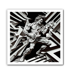 Blues Guitar Solos Wrapped Canvas