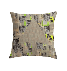 Melodic Escape Throw Pillow - Beyond T-shirts