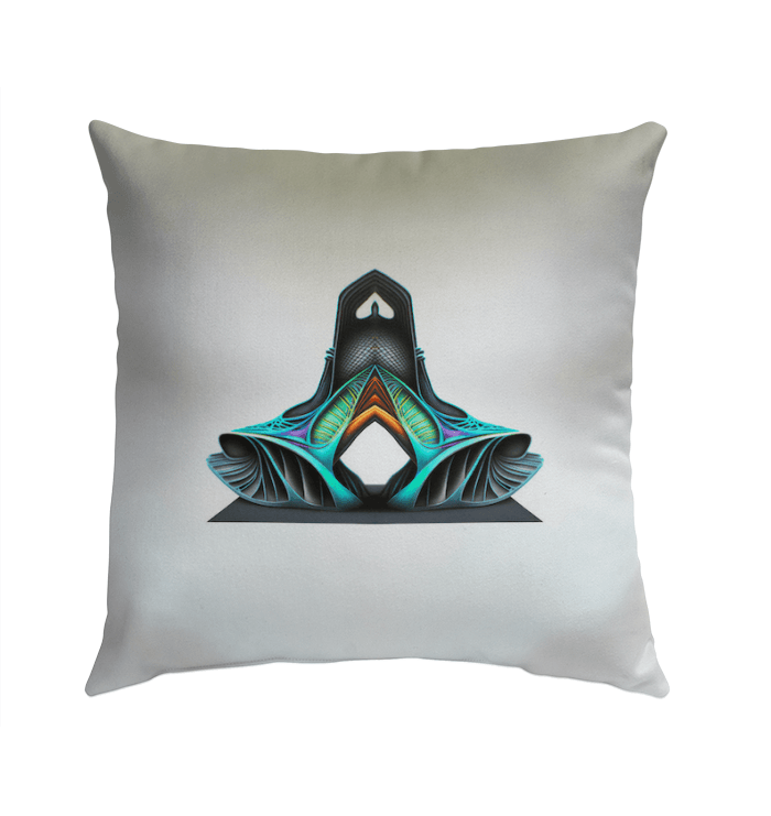 Futuristic Steps Outdoor Pillow - Beyond T-shirts