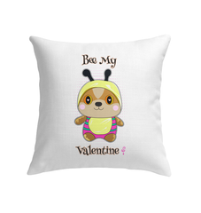 Bee My Valentine Indoor Pillow