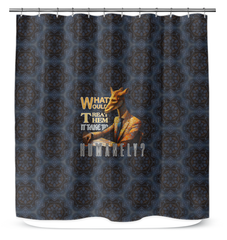 Elegant Swans Shower Curtain - Main View.