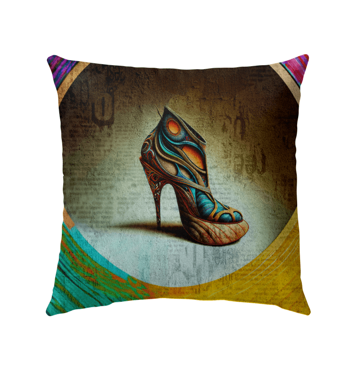 Futuristic Imprint Garden Cushion - Beyond T-shirts