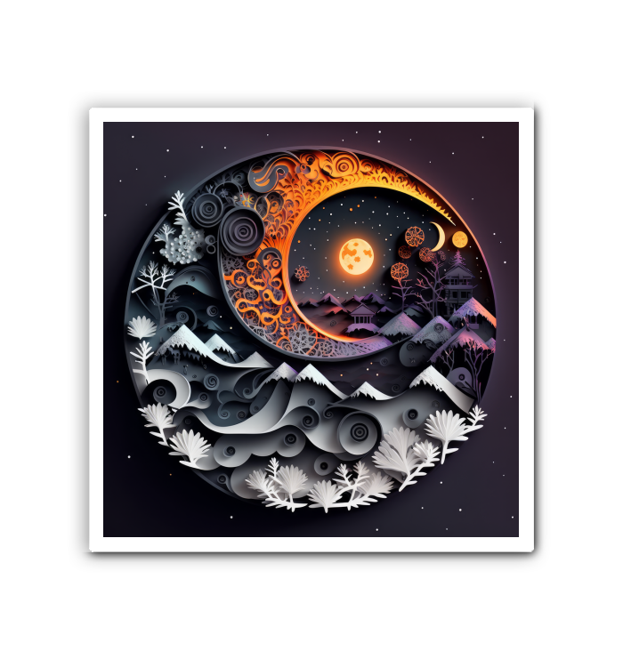 Peaceful Zen Garden artwork on wrapped canvas.