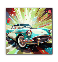 Automotive Evolution Wrapped Canvas