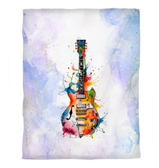 Pianist’s Peaceful Performance Duvet Cover