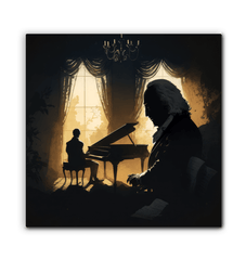 Jazz in the City - Urban Music Canvas Print - Beyond T-shirts