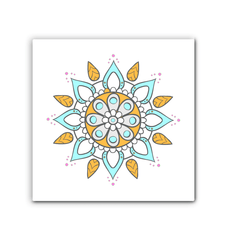 Earthy Mandala Terracotta Tile - Beyond T-shirts