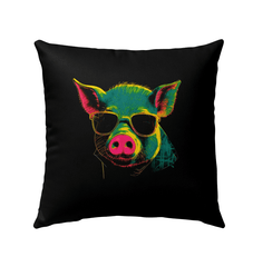 Piglet Playtime Outdoor Pillow - Beyond T-shirts