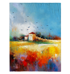 Sunset Horizon Sherpa Blanket