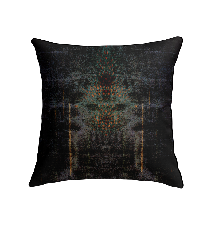 Colorful Artistic Expression pillow enhancing modern home decor