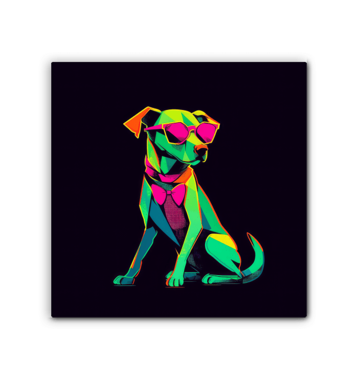 Pawfect Friendship Canvas Artwork - Beyond T-shirts