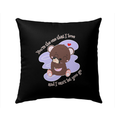 You Are The One That I Love Outdoor Pillow