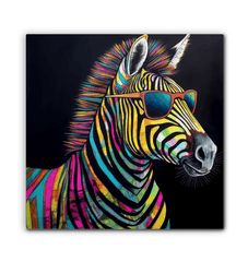 Graceful Zebra Stripes Canvas - Beyond T-shirts
