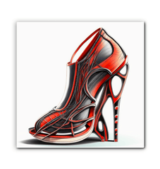 Canvas Couture: Futuristic Shoe Extravaganza - Beyond T-shirts