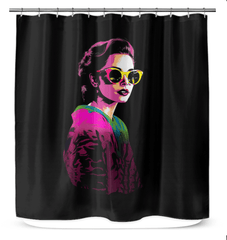 Chic Couture Canvas Shower Curtain - Beyond T-shirts