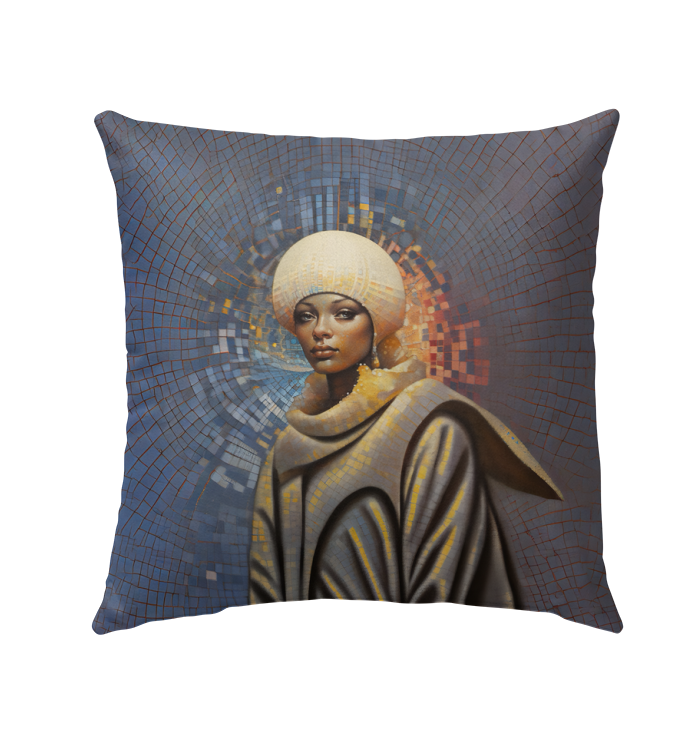 Celestial Serenity Beyond Style Outdoor Pillow with serene design.