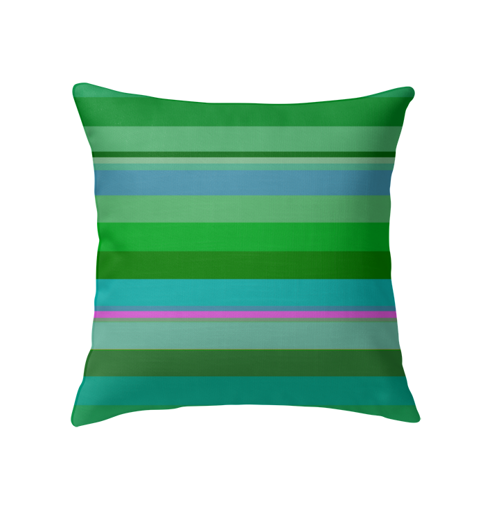 Detailed view of the vibrant colors on the Luminous Galaxy Indoor Pillow.