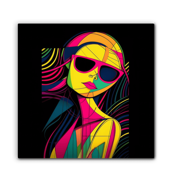 Chic Elegance Runway Canvas Print - Beyond T-shirts