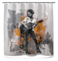 Organic Minimalism Shower Curtain