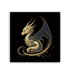 Majestic Dragon Sky Dance Canvas