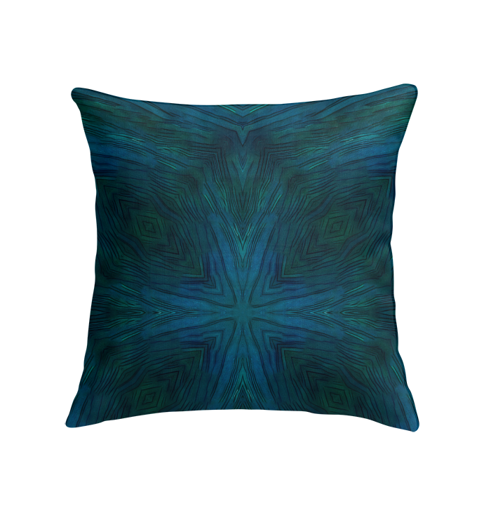 Elegant indoor pillow with breezy blossoms pattern, ideal for adding a touch of nature to your interior design.