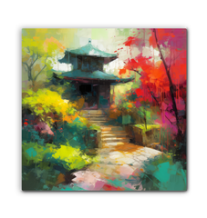 Desert Mirage Landscape Wrapped Canvas