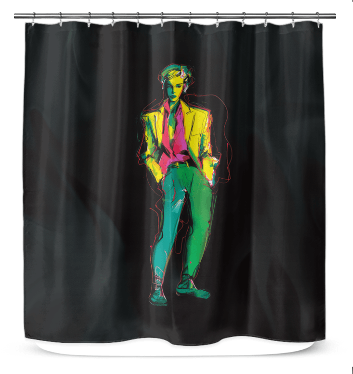 Fashionista's Escape Shower Curtain - Beyond T-shirts