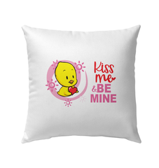 Kiss Me & Be Mine Outdoor Pillow