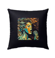 Tambourine Twilight Outdoor Pillow