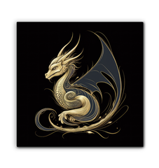 Majestic Dragon Sky Dance Canvas
