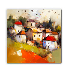 Wildflower Meadow Wrapped Canvas