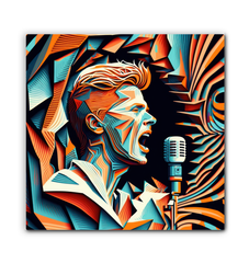 Percussion Portrait Wrapped Canvas