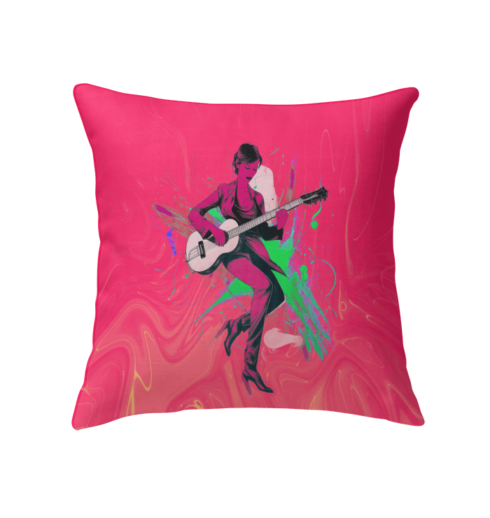 Vintage Vinyl Vibes Decorative Pillow - Beyond T-shirts