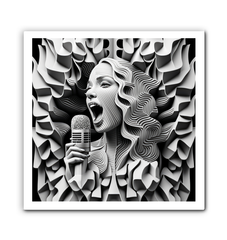 Singing Sensation Wrapped Canvas