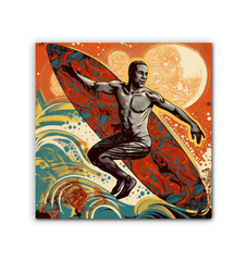 Surfing Dreams Canvas Art - Beyond T-shirts