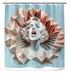 Rap Rhyme Shower Curtain