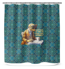 Gentleman Bears Shower Curtain - Bathroom Décor.