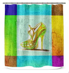 AeroMotion Futuristic Shoe Shower Curtain - Beyond T-shirts