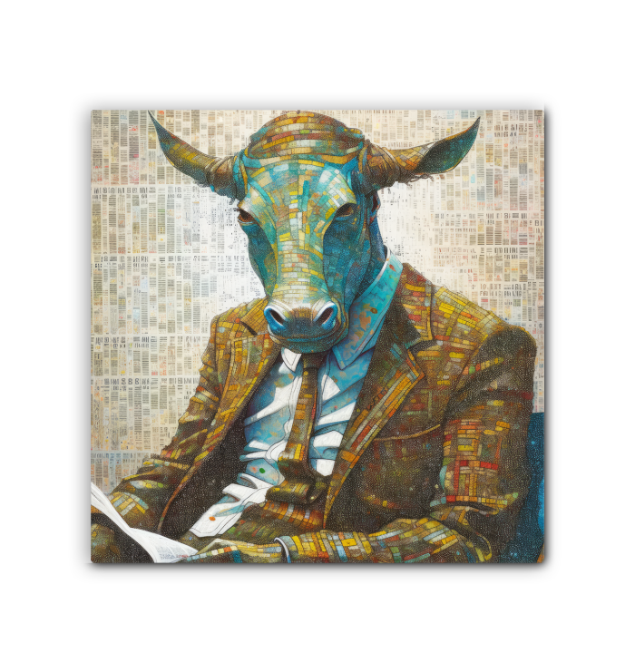 Pirate Parrot Captain canvas art.