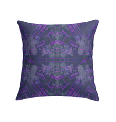 Stylish Retro Charm Pillow in a cozy living room setting.