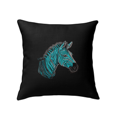 Striped Serenity Zebra Pillow