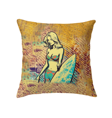 Surfing 1 20 Indoor Pillow - Beyond T-shirts