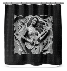 Epochal Echoes Shower Curtain